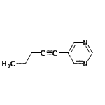 CAS#: 202828-83-9, 5-(1-Pentyn-1-Yl)Pyrimidine