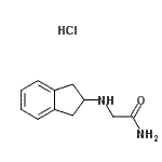 CAS#: 202914-18-9, N<Sup>2</Sup>-(2,3-Dihydro-1H-Inden-2-Yl)Glycinamide Hydrochloride (1:1)