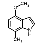 CAS#: 203003-67-2, 4-Methoxy-7-Methyl-1H-Indole