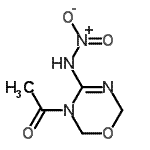CAS#: 203515-08-6, 1-[4-(Nitroamino)-2H-1,3,5-Oxadiazin-3(6H)-Yl]Ethanone