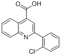 CAS 登录号：20389-09-7， 2-(2-氯苯基)-4-喹啉羧酸
