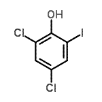 CAS#: 2040-83-7, 2,4-Dichloro-6-Iodophenol