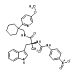 CAS#: 204067-01-6, N-{[1-(5-Methoxy-2-Pyridinyl)Cyclohexyl]Methyl}-alpha-Methyl-Nalpha-[(4-Nitrophenyl)Carbamoyl]-L-Tryptophanamide