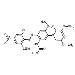 CAS#: 204277-61-2, Methyl 2-[5-Acetamido-4-(2-Chloro-6-Cyano-4-Nitro-Phenyl)Azo-2-Methoxy-N-(2-Methoxy-2-Oxo-Ethyl)Anilino]Propanoate