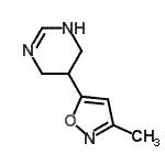 CAS#: 204388-61-4, 5-(3-Methyl-1,2-Oxazol-5-Yl)-1,4,5,6-Tetrahydropyrimidine