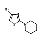CAS#: 204513-61-1, 1-(4-Bromo-1,3-Thiazol-2-Yl)Piperidine