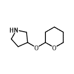 CAS#: 204973-53-5, 3-(Tetrahydro-2H-Pyran-2-Yloxy)Pyrrolidine