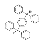 CAS#: 205180-53-6, 1,4-Bis[Bromo(Diphenyl)Methyl]Benzene