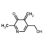 CAS#: 205321-07-9, 5-(Hydroxymethyl)-2-Methyl-4-Methylene-3(4H)-Pyridinone