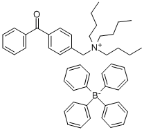 CAS#: 205451-00-9, N-(4-[Benzoyl]Benzyl)-N,N,N-Tributylammonium Tetraphenylborate