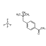 CAS#: 205451-03-2, (4-Acetylphenyl)-N,N,N-Trimethylmethanaminium Tetrafluoroborate