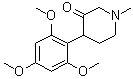 CAS 登录号：205506-14-5， 1-甲基-4-(2,4,6-三甲氧基苯基)-3-哌啶酮