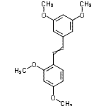 CAS 登录号：20578-92-1， 1-[2-(3,5-二甲氧基苯基)乙烯基]-2,4-二甲氧基苯
