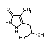 CAS#: 205813-75-8, 5-Isobutyl-4-Methyl-1,2-Dihydro-3H-Pyrazol-3-One