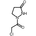 CAS 登录号：205829-17-0， 1-(氯乙酰基)-3-吡唑烷酮