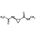 CAS#: 205926-78-9, (1R,2R)-2-Acetamido-N-Methylcyclopropanecarboxamide
