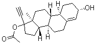CAS#: 2061-46-3, [(3S,8R,9S,10R,13S,14S)-17-Ethynyl-3-Hydroxy-13-Methyl-2,3,6,7,8,9,10,11,12,14,15,16-Dodecahydro-1H-Cyclopenta[a]Phenanthren-17-Yl] Acetate