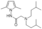 CAS 登录号:20627-24-1, 2-(二异戊基氨基)-N-(2,5-二甲基吡咯-1-基)-乙酰胺