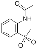 CAS#: 20628-27-7, N-[2-(Methylsulfonyl)Phenyl]-Acetamide