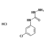 CAS 登录号：206559-50-4， N-(3-氯苯基)肼甲酰胺盐酸盐(1:1)