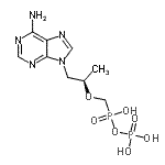 CAS#: 206646-04-0, [(1R)-2-(6-Aminopurin-9-Yl)-1-Methyl-Ethoxy]Methyl-Phosphonooxy-Phosphinic Acid