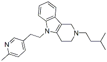 CAS#: 20675-01-8, 2,3,4,5-Tetrahydro-2-Isopentyl-5-[2-(6-Methyl-3-Pyridyl)Ethyl]-1H-Pyrido[4,3-b]Indole