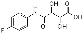 CAS 登录号：206761-65-1， 4-[(4-氟苯基)氨基]-2,3-二羟基-4-氧代丁酸
