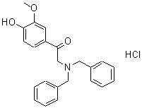 CAS 登录号：207226-30-0， 2-(二苄基氨基)-1-(4-羟基-3-甲氧基苯基)乙酮盐酸盐(1:1)