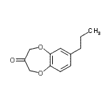 CAS 登录号：207228-93-1， 7-丙基-2H-1,5-苯并二氧杂卓-3(4H)-酮