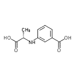 CAS 登录号：207452-93-5， 3-{[(1S)-1-羧基乙基]氨基}苯甲酸
