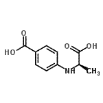 CAS#: 207452-95-7, 4-{[(1R)-1-Carboxyethyl]Amino}Benzoic Acid