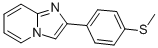 CAS 登录号：2076-70-2， 2-(4-甲硫基苯基)咪唑并[1,2-a]吡啶