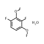 CAS#: 207738-03-2, 2,4-Difluoro-1,3-Phenylene Dihypofluorite Hydrate (1:1)