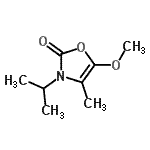 CAS#: 207916-69-6, 3-Isopropyl-5-Methoxy-4-Methyl-1,3-Oxazol-2(3H)-One