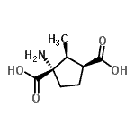 CAS#: 207983-43-5, (1S,2S,3S)-1-Amino-2-Methyl-1,3-Cyclopentanedicarboxylic Acid