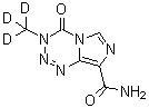 CAS 登录号：208107-14-6， 3-(<sup>2</sup>H<sub>3</sub>)甲基-4-氧代-3,4-二氢咪唑并[5,1-d][1,2,3,5]四嗪-8-甲酰胺