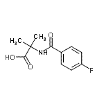 CAS#: 208121-80-6, N-(4-Fluorobenzoyl)-2-Methylalanine