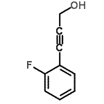 CAS#: 208183-93-1, 3-(2-Fluorophenyl)-2-Propyn-1-Ol