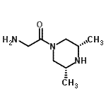 CAS#: 208468-77-3, 2-Amino-1-[(3R,5S)-3,5-Dimethyl-1-Piperazinyl]Ethanone