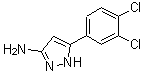 CAS 登录号：208519-10-2， 5-(3,4-二氯苯基)-1H-吡唑-3-胺