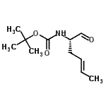 CAS#: 208521-98-6, 2-Methyl-2-Propanyl [(2S,4E)-1-Oxo-4-Hexen-2-Yl]Carbamate