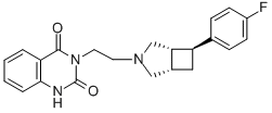 CAS#: 208661-17-0, 3-[2-[(1S,5S,7S)-7-(4-Fluorophenyl)-3-Azabicyclo[3.2.0]Hept-3-Yl]Ethyl]-1H-Quinazoline-2,4-Dione