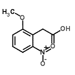 CAS 登录号：20876-28-2， (2-甲氧基-6-硝基苯基)乙酸
