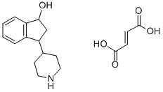 CAS 登录号：20902-75-4， 3-(4-哌啶基)-1-茚满醇富马酸盐(1:1)