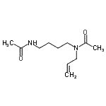 CAS 登录号：20944-07-4， N-(4-乙酰氨基丁基)-N-烯丙基乙酰胺