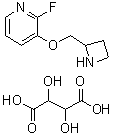 CAS#: 209530-93-8, 3-(2-Azetidinylmethoxy)-2-Fluoropyridine 2,3-Dihydroxysuccinate (1:1)