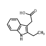 CAS#: 20955-89-9, (2-Ethyl-1H-Indol-3-Yl)Acetic Acid