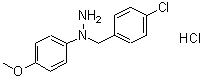 CAS#: 20955-94-6, 1-(4-Chlorobenzyl)-1-(4-Methoxyphenyl)Hydrazine Hydrochloride (1:1)