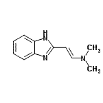 CAS 登录号：20973-88-0， (E)-2-(1H-苯并咪唑-2-基)-N,N-二甲基乙烯胺