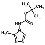 CAS#: 209797-71-7, 2-Methyl-2-Propanyl (3-Methyl-4H-1,2,4-Triazol-4-Yl)Carbamate